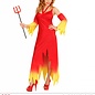 Halloween Prachtige rood vlammende duivelinnenjurkjes voor Halloween