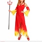Halloween Prachtige rood vlammende duivelinnenjurkjes voor Halloween