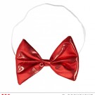 Nieuw2015-2016 Metallic rode party strikjes