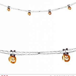Halloween Halloween pompoenslingers 2,7 meter lang