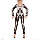Halloween Skelet meisje jumpsuits