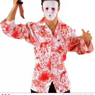 Halloween Bloedende ogen en mond masker voor zombies