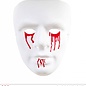 Halloween Bloedende ogen en mond masker voor zombies