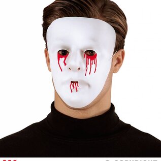 Halloween Bloedende ogen en mond masker voor zombies