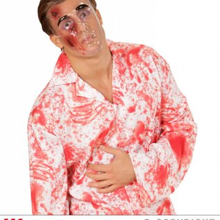 Halloween Transparante bloedende wond maskers voor Halloween zombies