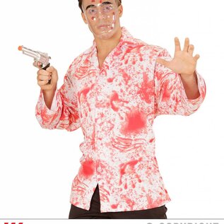 Halloween Transparante bloedende kogelgat maskers voor Halloween zombies.