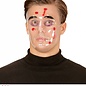 Halloween Transparante bloedende kogelgat maskers voor Halloween zombies.