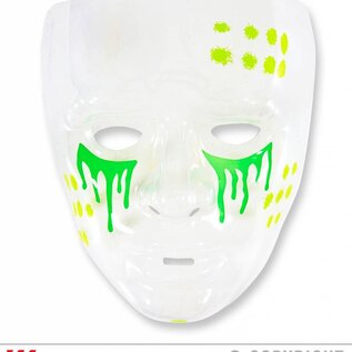 Halloween Transparante vergiftigde maskers voor Halloween zombies.