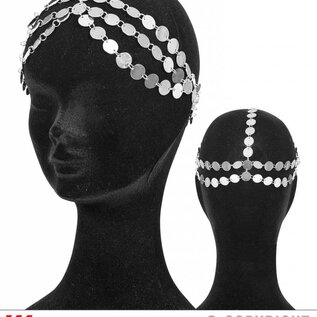 Nieuw2015-2016 Hoofdversiering met zilveren muntjes voor zigeunerin en godin