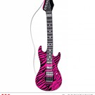 Nieuw2015-2016 Opblaasbare roze gitaar
