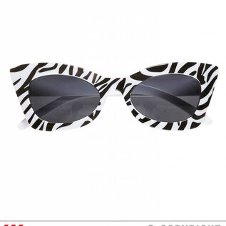 Nieuw2015-2016 Zebra print brillen voor carnaval