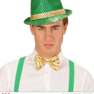 Nieuw2015-2016 Groene St. Patricks Fedora hoedjes met pailletten