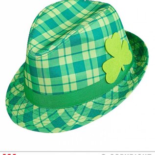 Nieuw2015-2016 Groene geruite St. Patricks Fedora hoedjes voor carnaval