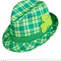 Nieuw2015-2016 Groene geruite St. Patricks Fedora hoedjes voor carnaval