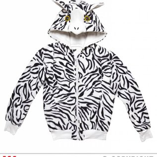 Nieuw2015-2016 Zebra truitjes met ritssluiting voor carnaval