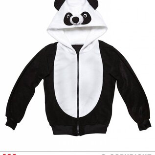 Nieuw2015-2016 Panda truitjes met ritssluiting voor carnaval