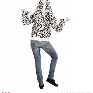 Nieuw2015-2016 Zebra truitjes met ritssluiting voor carnaval