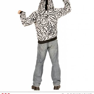 Nieuw2015-2016 Zebra truitjes met ritssluiting voor carnaval