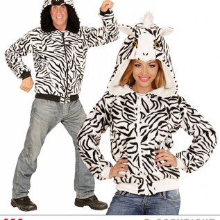 Nieuw2015-2016 Zebra truitjes met ritssluiting voor carnaval
