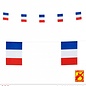 Nieuw2015-2016 Franse vlag feestvlaggetjes voor party's