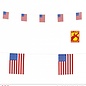 Nieuw2015-2016 Amerikaanse vlag feestvlaggetjes voor party's