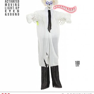 Halloween Wetenschappers skelet met geluid en licht