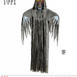 Halloween Grimreaper poppen meet oplichtende ogen