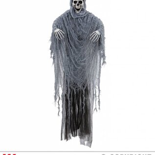 Halloween Grimreaper met geluid, beweging en lichtende ogen