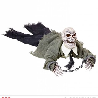 Halloween Kruipende zombiepop met hulp geroep