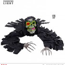 Halloween Grond skelet met oplichtend lichaam