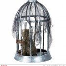 Halloween Rat in een kooi