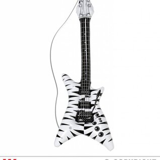 Nieuw2015-2016 Opblaasbare zebra gitaar voor rockers