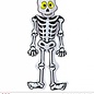 Halloween Opblaasbare skeletten voor Halloween
