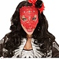 Nieuw2015-2016 Rode voorhoofd maskers met steentjes