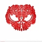 Nieuw2015-2016 Rode voorhoofd maskers met steentjes