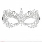 Nieuw2015-2016 Oogmasker met nep ivoor en metaal voor party's