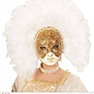 Nieuw2015-2016 Venetiaans verenmasker met witte veren