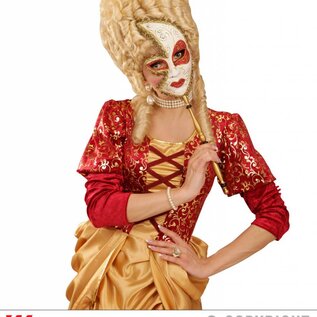 Nieuw2015-2016 Markiezin de Sade masker op stokje