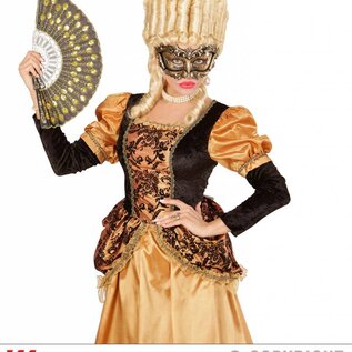 Nieuw2015-2016 Bronskleurig dames masker met steentjes