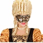 Nieuw2015-2016 Bronskleurig dames masker met steentjes