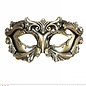 Nieuw2015-2016 Bronskleurig dames masker met steentjes