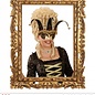 Nieuw2015-2016 Zwarte Venetiaanse oogmaskers met belletjes