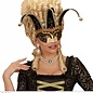 Nieuw2015-2016 Zwarte Venetiaanse oogmaskers met belletjes