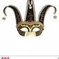 Nieuw2015-2016 Zwarte Venetiaanse oogmaskers met belletjes