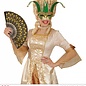 Nieuw2015-2016 Groene Venetiaanse oogmaskers met belletjes