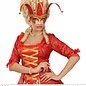 Nieuw2015-2016 Rode Venetiaanse oogmaskers met belletjes