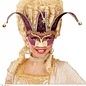 Nieuw2015-2016 Paarse Venetiaanse oogmaskers met klatergoud