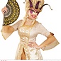 Nieuw2015-2016 Paarse Venetiaanse oogmaskers met klatergoud