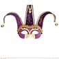 Nieuw2015-2016 Paarse Venetiaanse oogmaskers met klatergoud