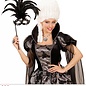Nieuw2015-2016 Zwarte oogmasker met veren op stokje